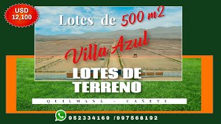 Lotes Grandes en Quilmana Cañete