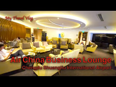 Phòng chờ Hạng Thương gia của Air China tại Sân bay Quốc tế Song Lưu Thành Đô