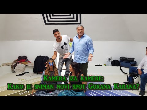 Kamera iza kamere: Kako je sniman novi spot Gorana Karana?