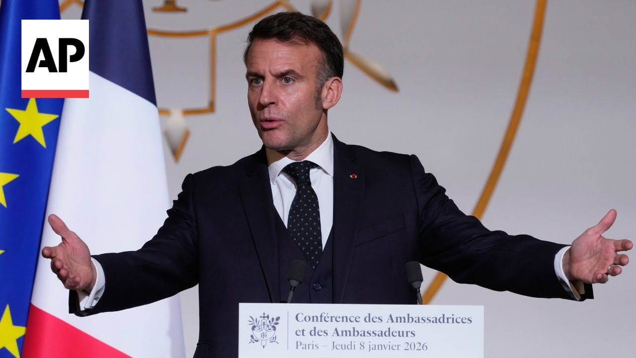 Macron and European officials respond to Trump's threats against Greenland