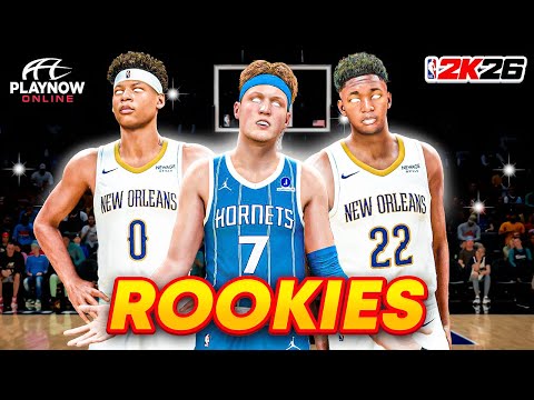 Taking over NBA 2K26 Play Now Online with these ROOKIES