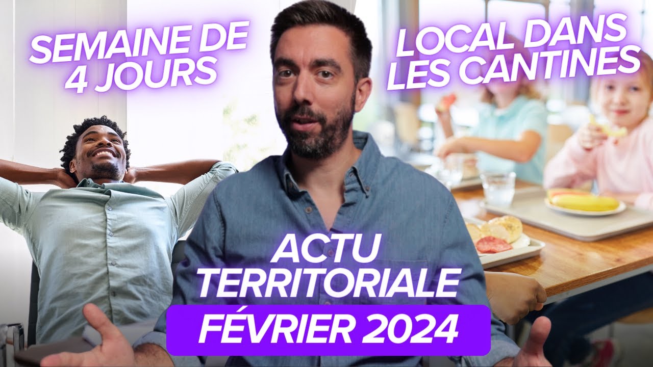 ACTU TERRITORIALE FÉVRIER 2024 : Mayotte, produits locaux dans les cantines, semaine de 4 jours...