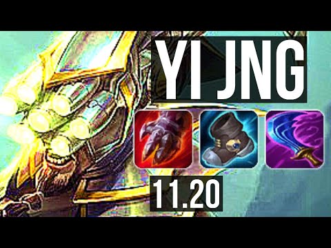 MASTER YI vs SHACO (JUNGLE) | Penta, 700+ games, Legendary, 16/4/5 | EUW Master | v11.20