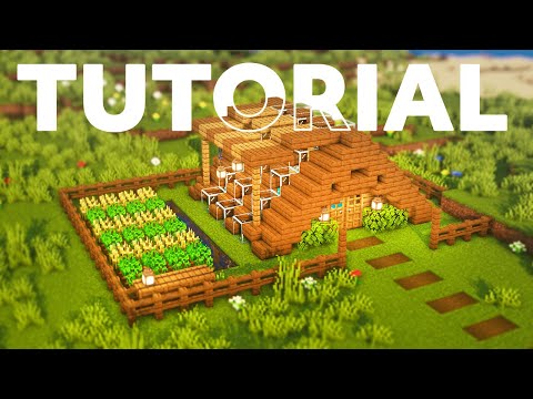 🏡 How to MAKE a HOUSE for SURVIVAL * SIMPLE * in MINECRAFT |  (SPANISH TUTORIAL)