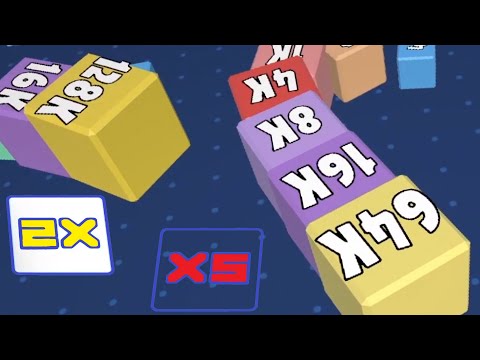 Cube 2048.io Game 🎲 A NEW GAME  🎲 CUBES SNAKE 2048.io Gameplay