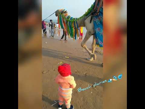 Ridhi's Beach Fun @Puri Sea Beach 🏖️
