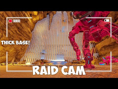 Ark Raid Cam - How You Can Raid A Thick Base in Minutes Without Soaking!