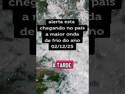 chegando a maior frente fria do ano #ciclone #tempestade #riograndedosul #rs#brasil #alerta#sp#tempo