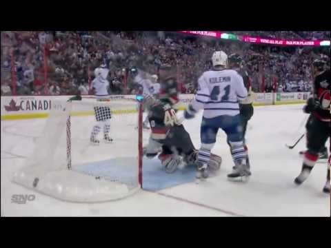 MacArthur 2nd Goal - Leafs 2 vs Sens 3 - Oct 30th 2011 (HD)