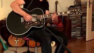 Video thumbnail for Gibson SJ-200 Ebony LTD. Ed, Part2 by GregsGuitars
