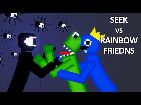 SEEK Vs Roblox Rainbow Friends  - Roblox Doors - People Playground