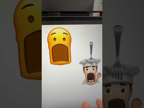 😨👨🏻‍🍳😱 #emojiart #emoji #procreate