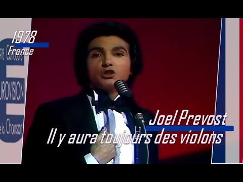 eurovision 1978 France 🇫🇷 Joel Prevost - Il y aura toujours des violons ᴴᴰ