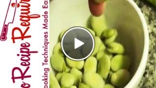How to Clean Fava Beans - NoRecipeRequired.com