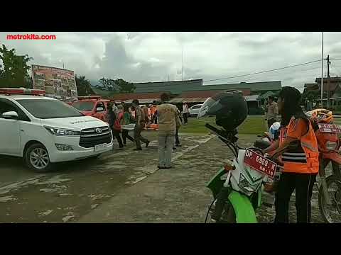 Simulasi Evakuasi Korban Bencana Longsor