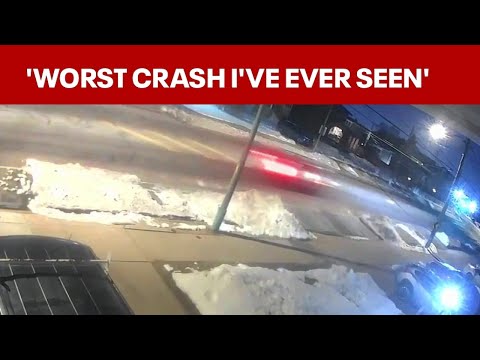 Video shows moments before deadly violent high-speed crash in Philly