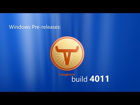 Windows Pre-releases: Windows Longhorn build 4011