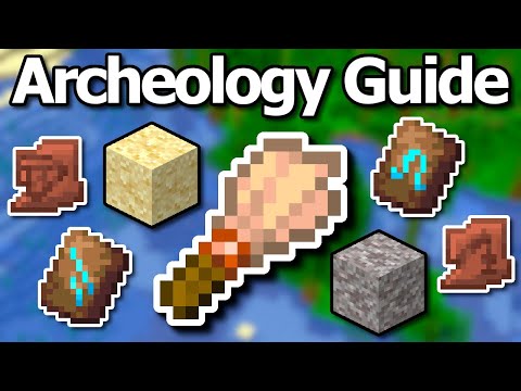 Ultimate Minecraft 1.20 Archeology Guide - Trail Ruins, Brush, Pottery Shards, Armor Trims & More!