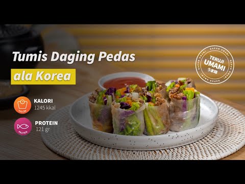 Tumis Daging Pedas ala Korea