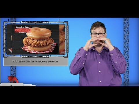 KFC testing chicken and donuts sandwich (ASL - 9.18.19)