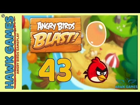 Angry Birds Blast 💥 Level 43 - 3 Stars Walkthrough, No Boosters