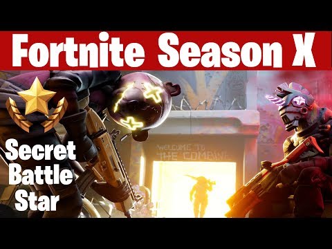 Fortnite Season X COLLECTING Week 9 Hidden Battle Star Location