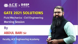 GATE 2021 Solutions | Fluid Mechanics - Civil Engineering (CE) | Morning Session