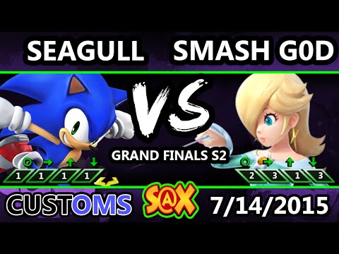 S@X 106 Customs - Seagull (Sonic) Vs. Smash God (Rosalina) SSB4 GF S2 - Smash Wii U - Smash 4