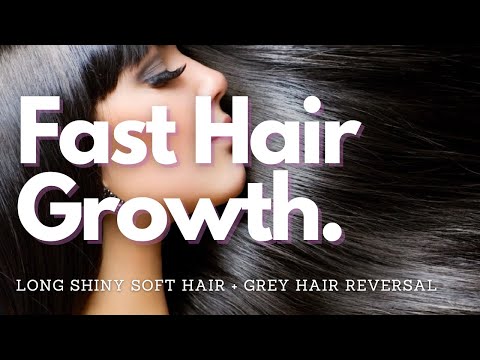 ❋ Extreme Hair Growth! ~ Long Shiny Soft Hair + Grey Hair Reversal ~ Relaxing Rain Sounds