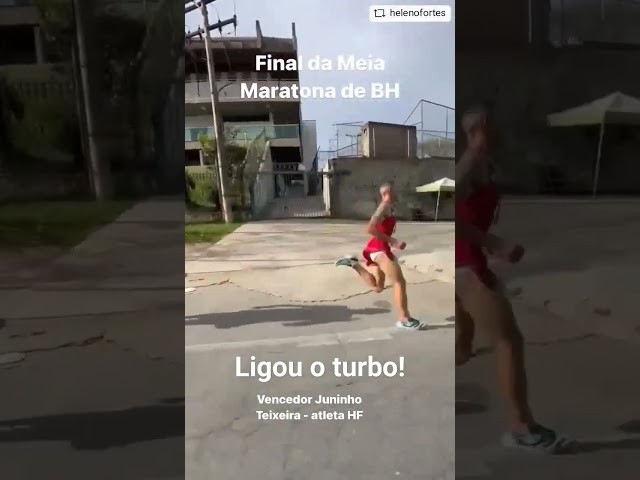 Quando o cara liga o turbo no final de uma meia-maratona