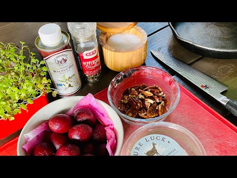 Roasted Beets with Goat Cheese in my Roccbox Pizza Oven