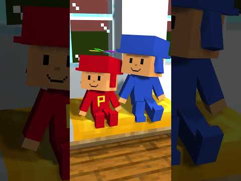 POCOYO Y LA NIÑERA 2 #shorts #minecraft  #smilingcritters  #minecraft