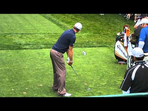 Dustin Johnson - Tee shot 2012 US Open 7th hole par 4 290 yards