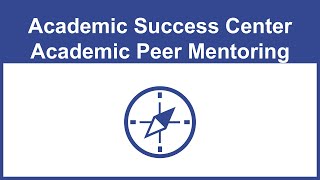 NCSU ASC Academic Peer Mentoring Orientation