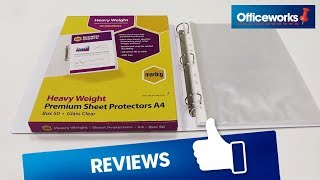 Marbig Sheet Protectors Overview