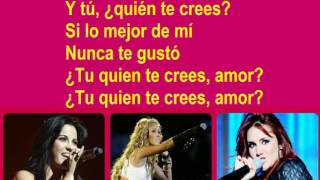 RBD - Quién Te Crees   (Letra)