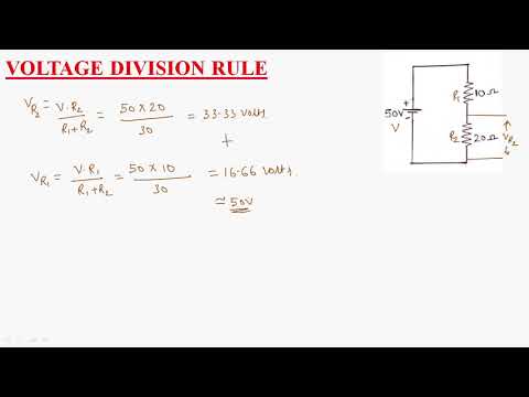Voltage division Rule | Resistance in series | Circuits Systems | Lec 11
