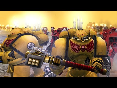 Unification Mod 2021 | Imperial Fists, Steel Legion & Angels of Damnation vs Chaos! - DOW: Soulstorm