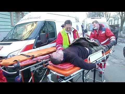 A day of clashes in Kyiv leave a trail of public anger, shock and fear