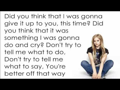 download lagu mp3 mp4 Don T Tell Me Lyrics Avril Lavigne, download lagu Don T Tell Me Lyrics Avril Lavigne gratis, unduh video klip Don T Tell Me Lyrics Avril Lavigne