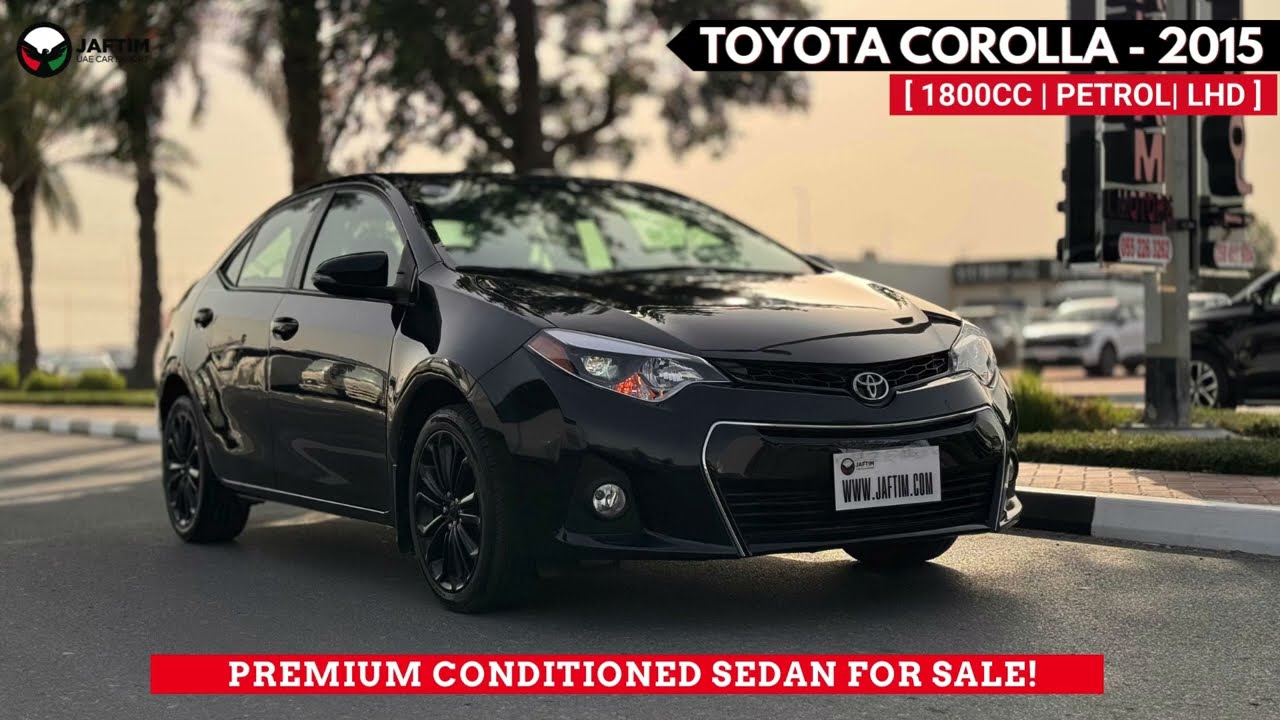 Toyota Corolla BLACK BEAUTY | 1.8L PETROL | ELECTRIC HEATED SEAT | LHD | 2015 video