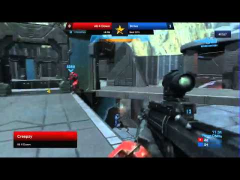 EGL7 : Halo Reach : All Four Down vs Strive : LBR6 - Map 2