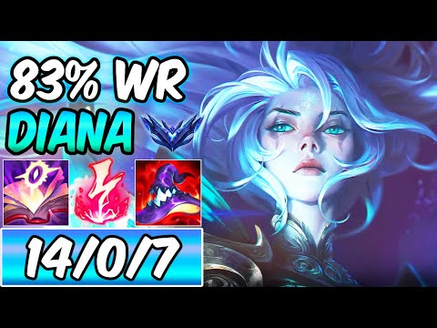 83% WIN RATE DIAMOND DIANA MID - HOW TO CARRY RANKED & CLIMB | Best Build & Runes League of Legends