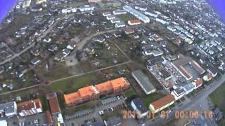 preview picture of video 'Erstflug Phantom FPV Flying Wing Hobbyking Wolfenbüttel Exer 38302-001'