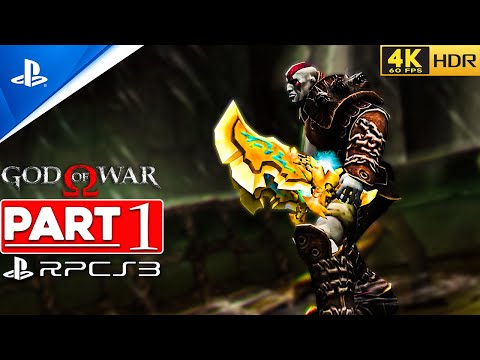 (RPCS3) GOD OF WAR 1 Gameplay Playthrough Part 1 Blades of Athena [8K 4K 60FPS HDR] - No Commentary