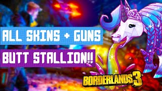 Borderlands 3: ALL Super Deluxe Edition Skins, Guns, Packs! BUTT STALLION in Borderlands 3!
