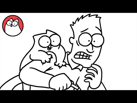 Cats Can Be A Real Pain In The Grass - Simon's Cat - YouTube