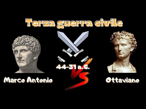 Ottaviano vs Antonio. La terza guerra civile