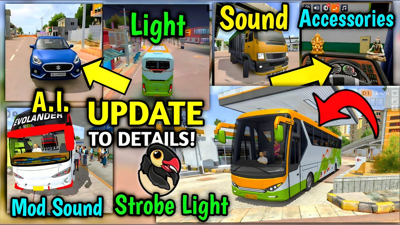 🚚New Things & Characteristics! Exciting Update 1.0.1 in Bus Simulator India by Maleo 🏕 | Bus Game
