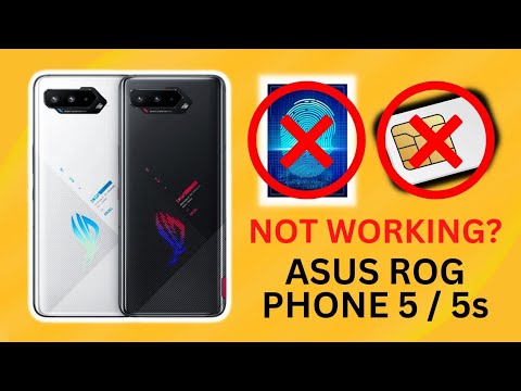 ASUS ROG PHONE 5 / 5s | FINGER PRINT SCANNER NOT WORKING | SIM CARD NOT WORKING | HOW TO FIX IT